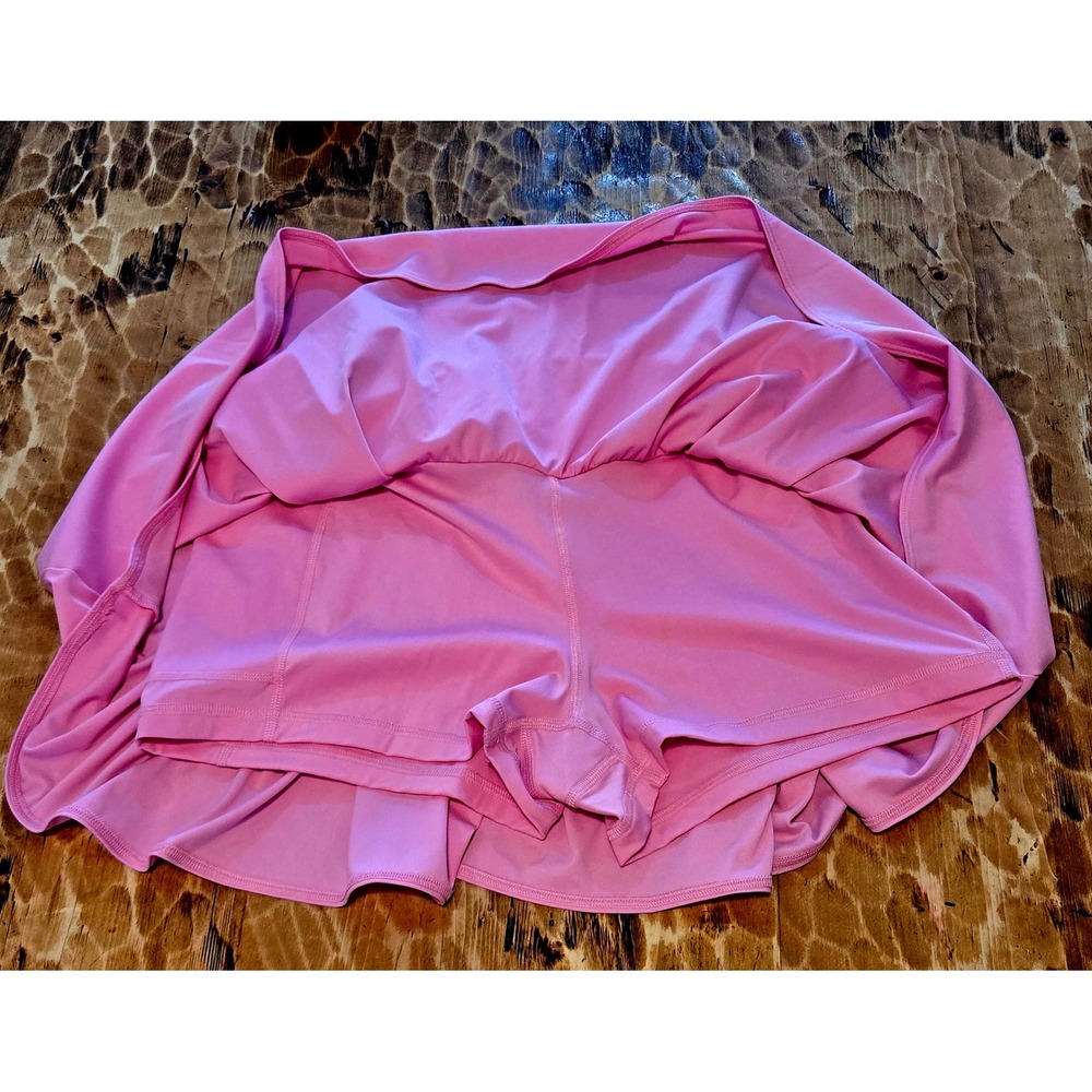 Gilly Hicks Pink Active Skort Athletic Tennis Golf Skirt with Shorts Womens L - Picture 4 of 6